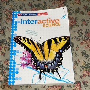 Pearson Interactive Science Grade 3 Book with Blue Accents